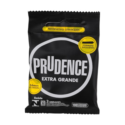 Preservativo Prudence Extra Grande 3 Und