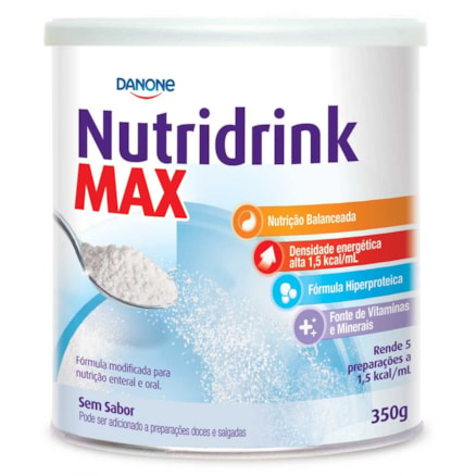 Proteína Danone Nutridrink Protein Pó Sem Sabor 350g