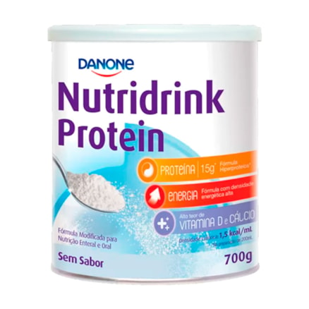 Proteína Danone Nutridrink Protein Pó Sem Sabor 700g