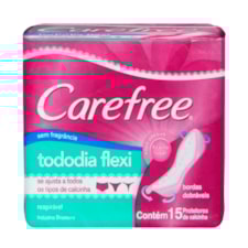 Protetor Diário Carefree Todo Dia Flexi 15 Und