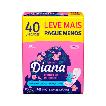 Protetor Diário Diana 40 Und