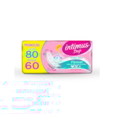 Protetor Diário Intimus Days S/perfume Flexível 80 Und