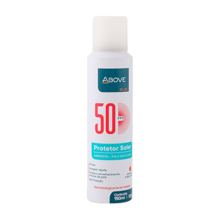 Protetor Solar Above Aero Fps50 Oil Free Resiste Água 150ml