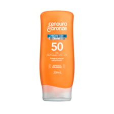 Protetor Solar Cenoura & Bronze Fps50 Alta Proteção 200ml