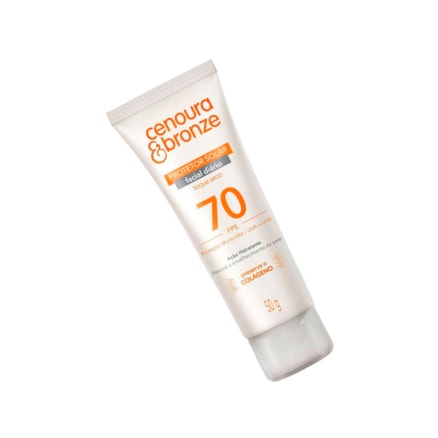 Protetor Solar Cenoura & Bronze Fps70 Alta Proteção 50ml