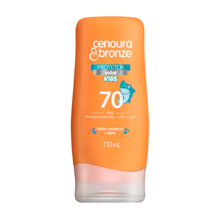 Protetor Solar Cenoura & Bronze Fps70 Hidratante 110ml