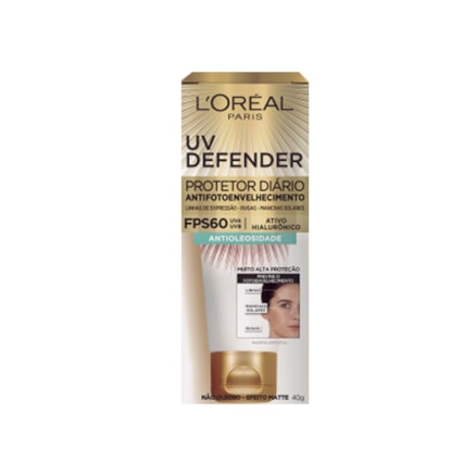 Protetor Solar Loreal Defender Fps60 Antioleosidade 40g