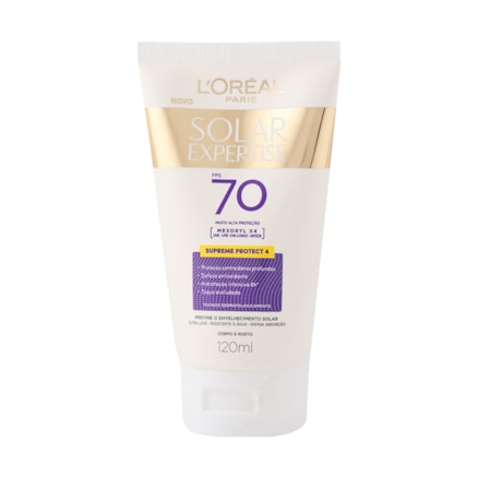 Protetor Solar Loreal Solar Expertise Fps70 Hidratante 120ml