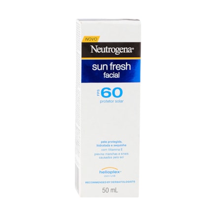 Protetor Solar Neutrogena Facial Fps60 Pele Protegida 50g