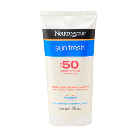 Protetor Solar Neutrogena Sun Fresh Fps50 Hidratante 120ml