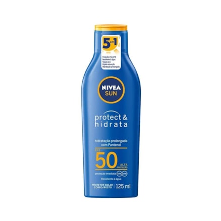 Protetor Solar Nivea Fps50 Rápida Absorção Hidratação 125ml