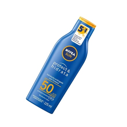 Protetor Solar Nivea Fps50 Rápida Absorção Hidratação 125ml