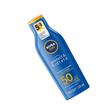 Protetor Solar Nivea Fps50 Rápida Absorção Hidratação 125ml