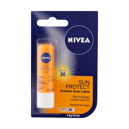 Protetor Solar Nivea Labial Fps30 Sun Protect 4,8g