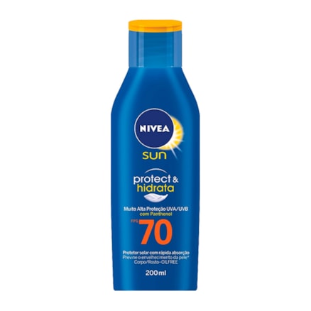 Protetor Solar Nivea Sun Fps70 Proteção Imediata 200ml