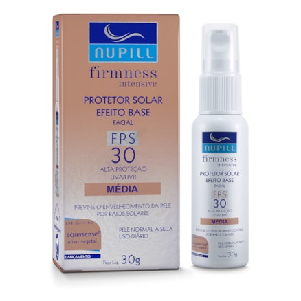 Protetor Solar Nupill Firmness Efeito Base Média Fps30 30g