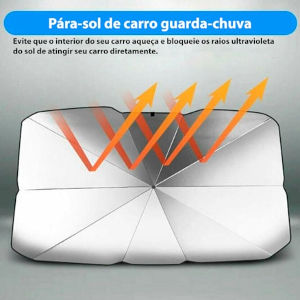 Protetor Solar Parabrisa Parasol Carro Proteção Térmica Uv