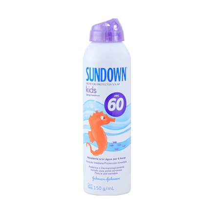 Protetor Solar Sundown Spray Fps60 Kids Ampla Proteção 150ml