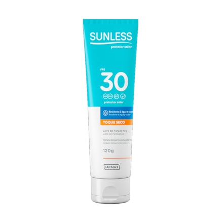 Protetor Solar Sunless Fps30 Toque Seco Sem Parabenos 120g