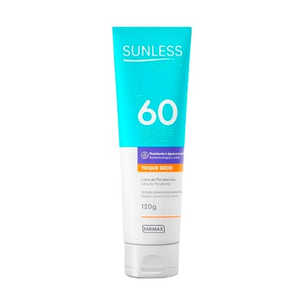 Protetor Solar Sunless Fps60 Toque Seco Alta Proteção 120g