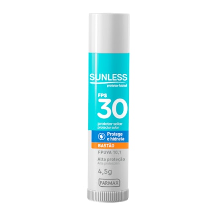 Protetor Solar Sunless Labial Bastão Fps30 Hidratante 4,5g