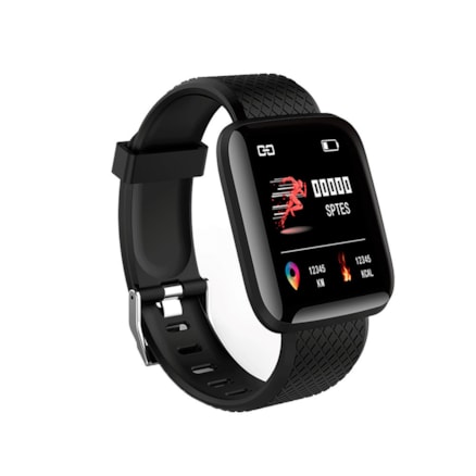 Pulseira Inteligente Fitness Prova Dágua Smartband Preto