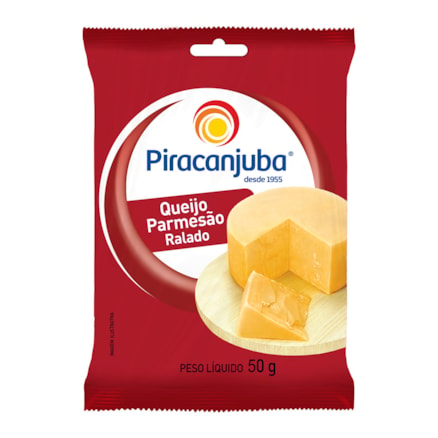 Queijo Parmesão Ralado Piracanjuba 50g