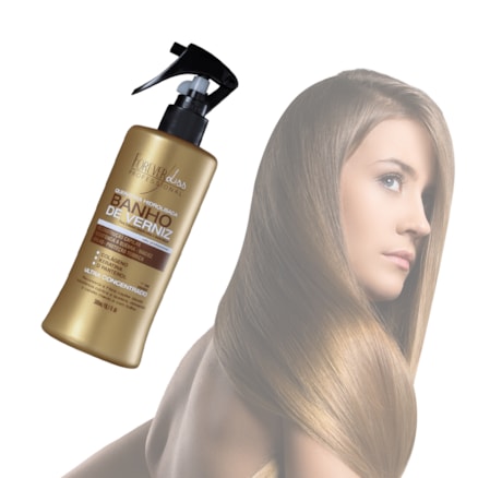 Queratina Forever Liss Banho De Verniz Reconstrutora 300ml