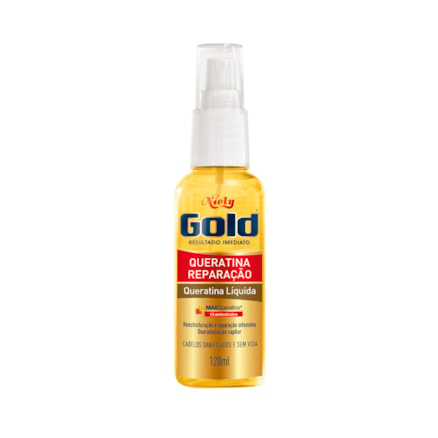 Queratina Líquida Niely Gold Reparação Intensiva 120ml