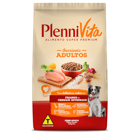 Ração Plennivita Cachorro Sabor Frango E Cereais 2,5kg