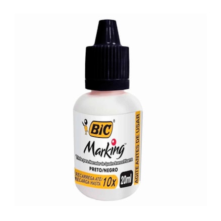 Reabastecedor Para Quadro Branco Bic Preto 20ml