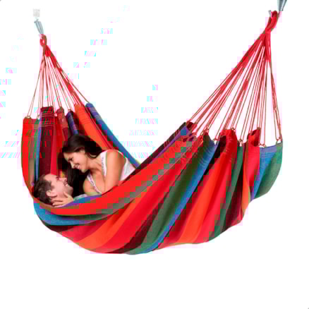 Rede De Dormir Casal Varanda Descanso Acampamento Viagem