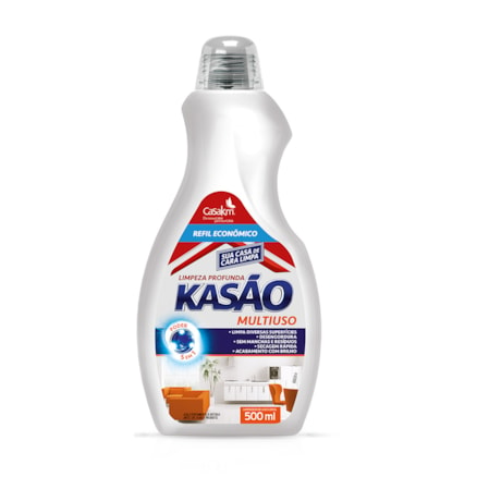 Refil Limpador Multiuso 5 Em 1 Kasão Limpeza Profunda 500ml