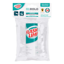 Refil Rolo Adesivo Flashlimp Todos Tipos Tecidos 30 Folhas