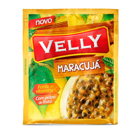 Refresco Velly De Maracujá 15 Und 1l