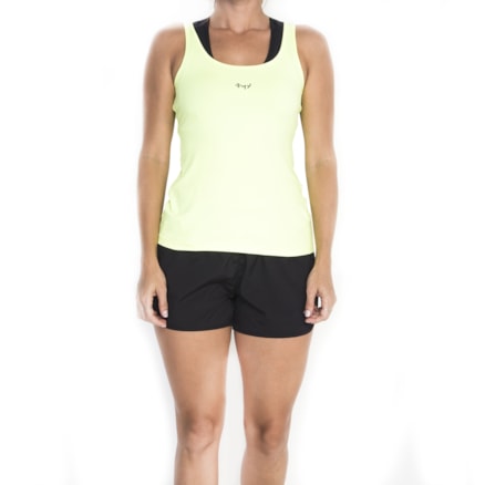 Regata Anatômica Bm9 Feminino 4223003 Amarelo Fluor