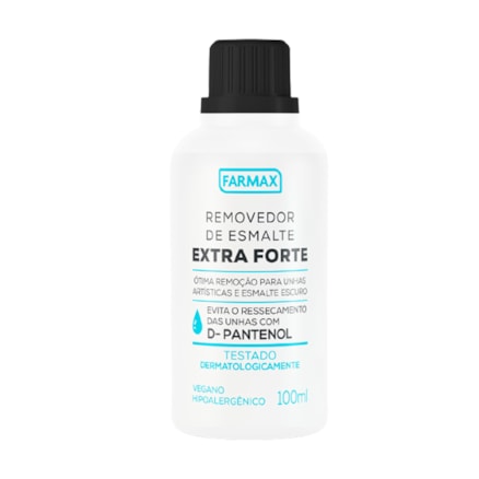 Removedor Esmalte Farmax Extra Forte 100ml