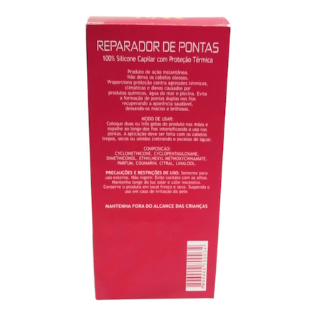 Reparador De Pontas 100% Silicone Capilar Wu 35ml