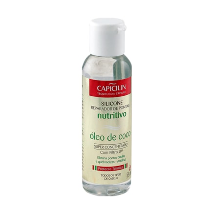 Reparador De Pontas Capicilin Concentrado Óleo De Coco 55ml