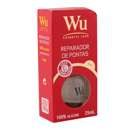 Reparador De Pontas Wu Tradicional 100% Silicone Refil 35ml