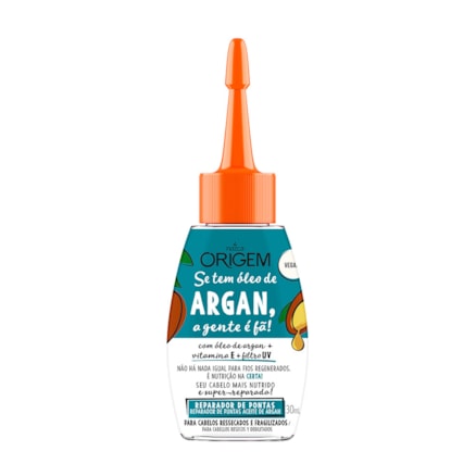 Reparador Origem Óleo De Argan + Filtro Uv + Vitamina E 30ml