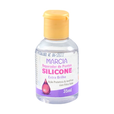 Reparador Pontas Marcia Líquido Silicone Extra Brilho 35ml