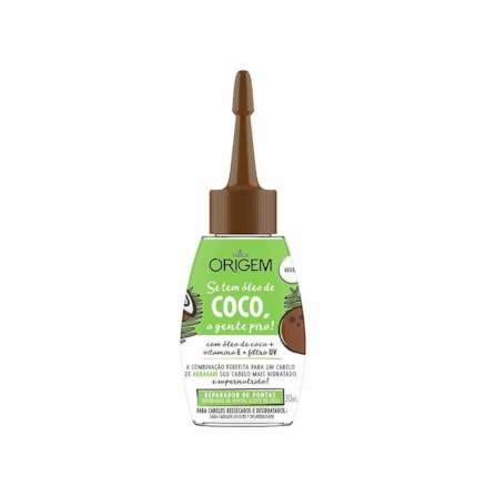 Reparador Pontas Origem Óleo Coco Filtro Uv Vitamina E 30ml