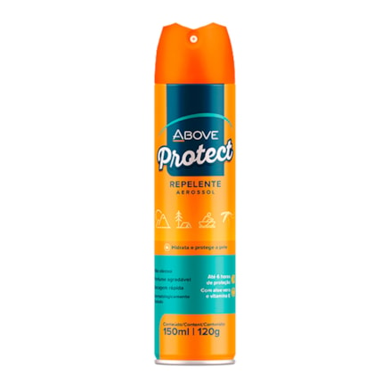 Repelente Above Protect Aerosol Secagem Rápida Eficaz 150ml