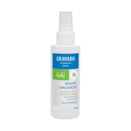 Repelente Granado Bebê Pele Sensível Base Fluida Spray 110ml