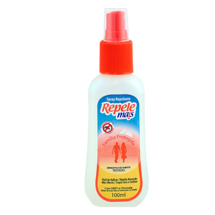 Repelente Repele Mais Spray Com Deet E Citronela 100ml