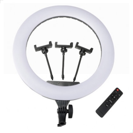 Ring Light 43cm 17 Polegadas Tripe Iluminador Suporte Celular Profissional Flash