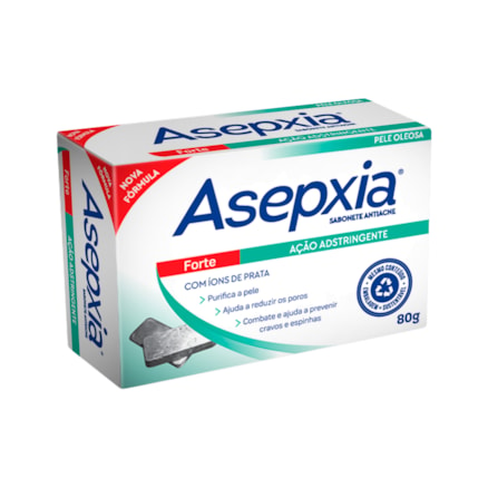 Sabonete Asepxia Anti-acne Forte Ação Adstringente 80g