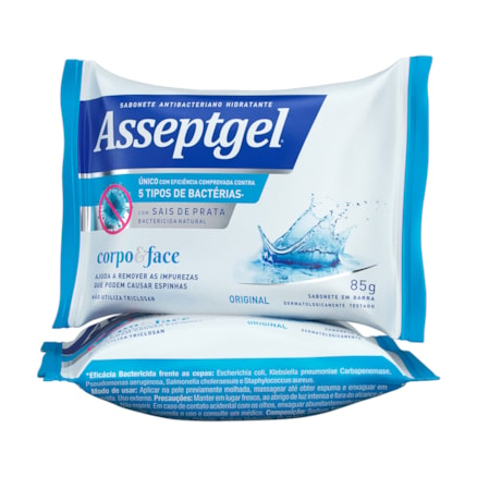 Sabonete Asseptgel Antibacteriano Original 85g