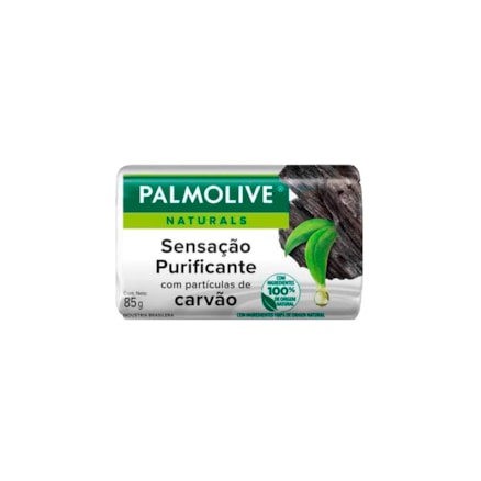 Sabonete Barra Palmolive Purificante Carvão Natural 85g